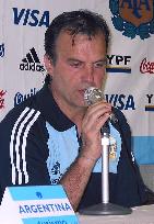 Argentine coach Bielsa meets the press